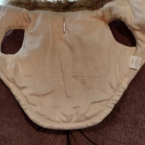 Creamy jacket for small dogs